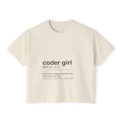 Coder Girl Boxy Tee